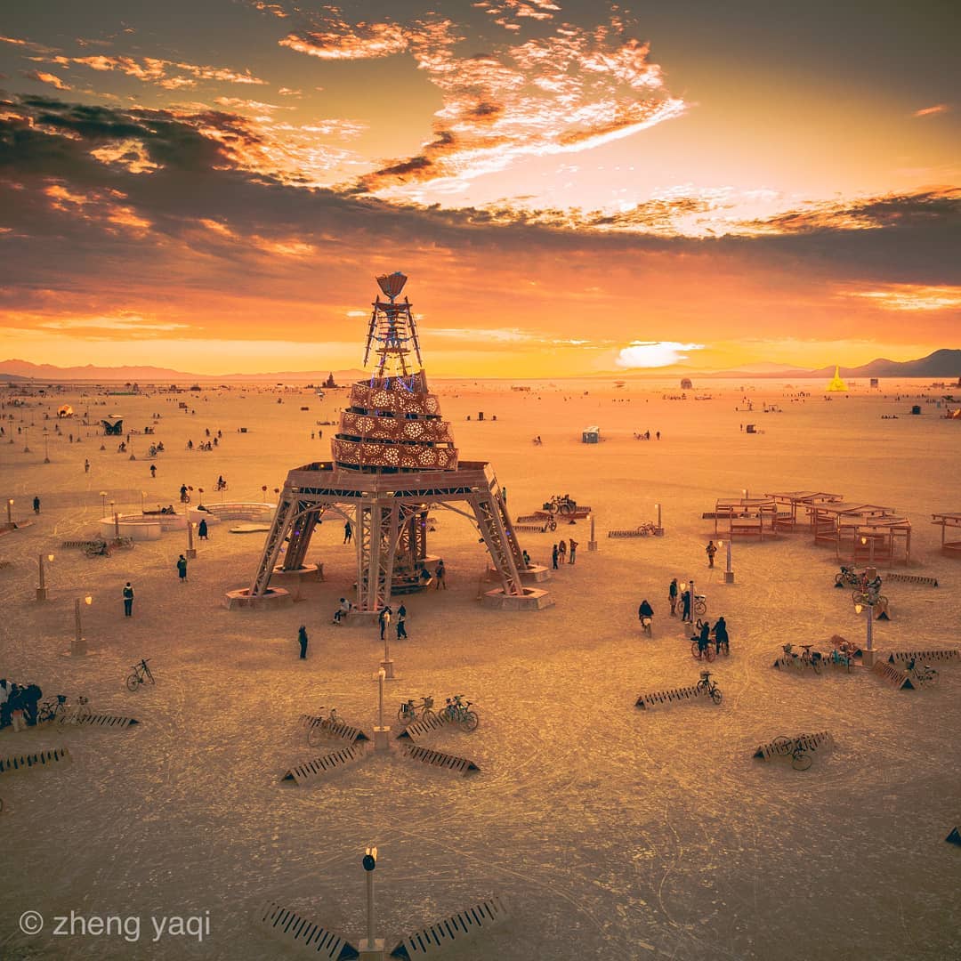 Burning man фестиваль фото